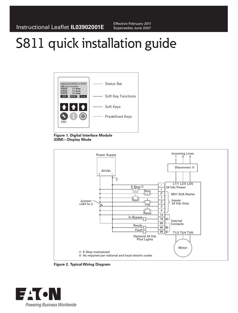 EATON S811 QUICK INSTALLATION MANUAL Pdf Download ManualsLib