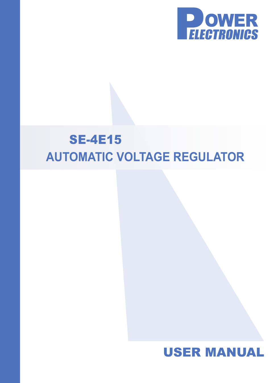 POWER ELECTRONICS SE4E15 USER MANUAL Pdf Download ManualsLib