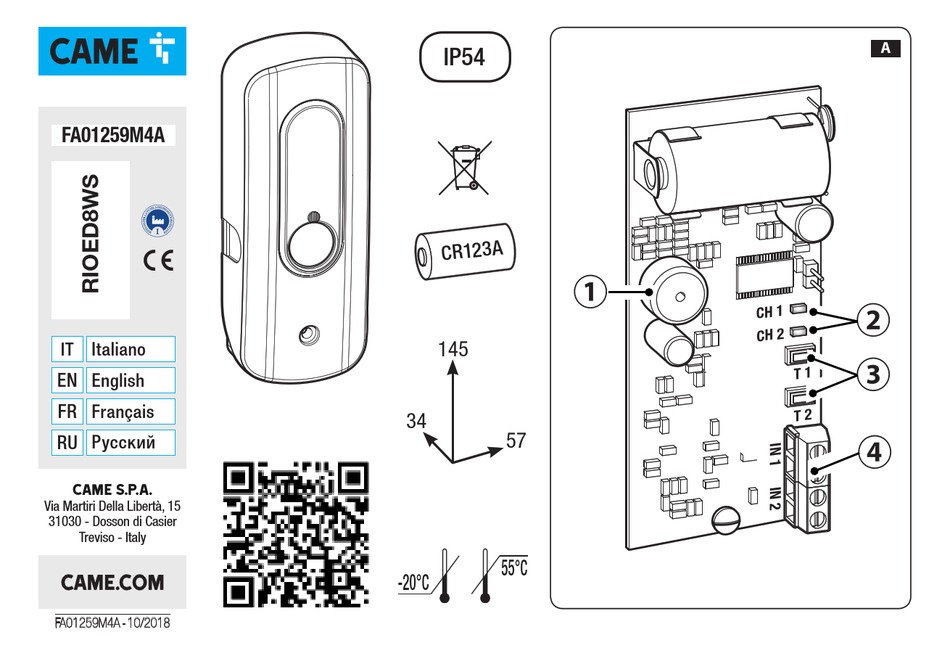 came-rioed8ws-instructions-manual-pdf-download-manualslib