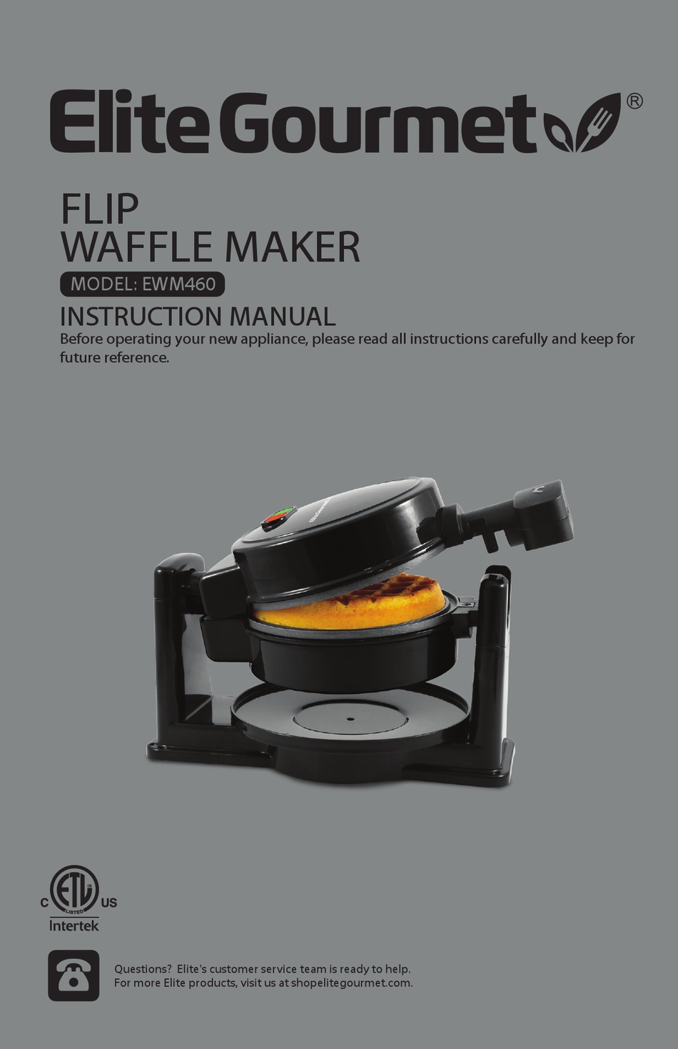 ELITE GOURMET EWM460 INSTRUCTION MANUAL Pdf Download | ManualsLib