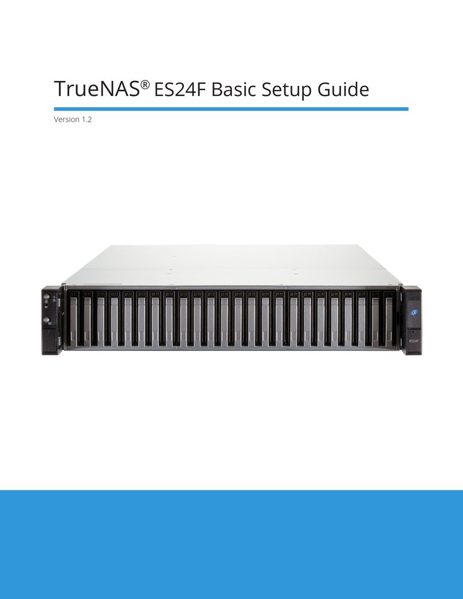 TRUENAS ES24F BASIC SETUP MANUAL Pdf Download ManualsLib