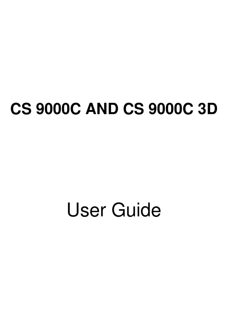 CARESTREAM DENTAL CS 9000C USER MANUAL Pdf Download ManualsLib