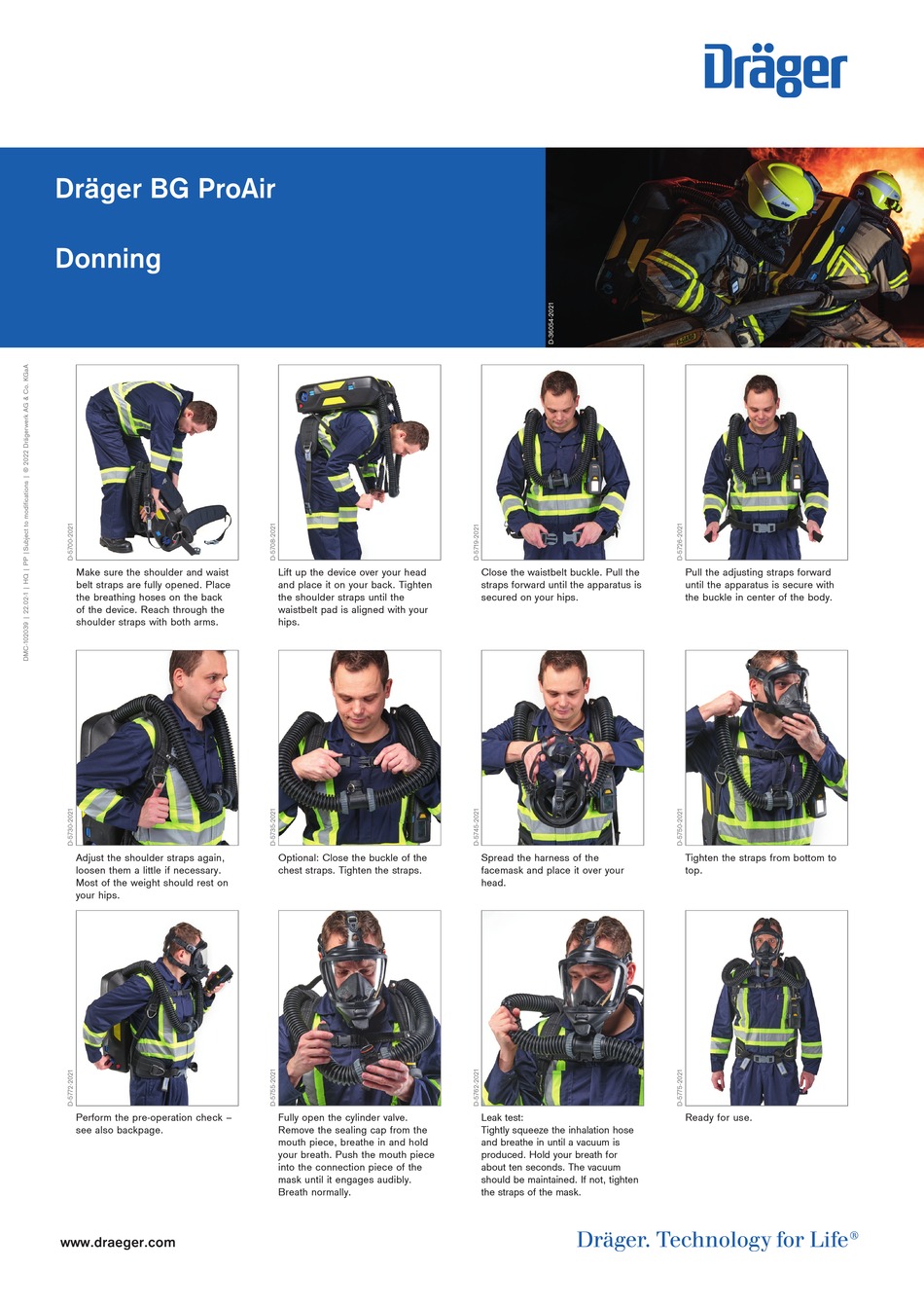 DRÄGER BG PROAIR QUICK START MANUAL Pdf Download ManualsLib