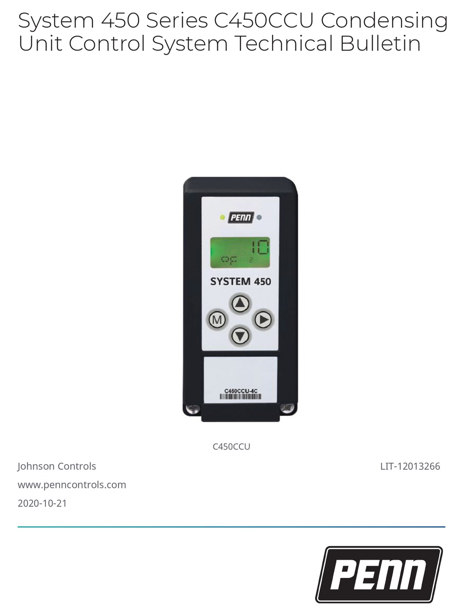 Johnson Controls System 450 Series Technical Bulletin Pdf Download Manualslib 1919