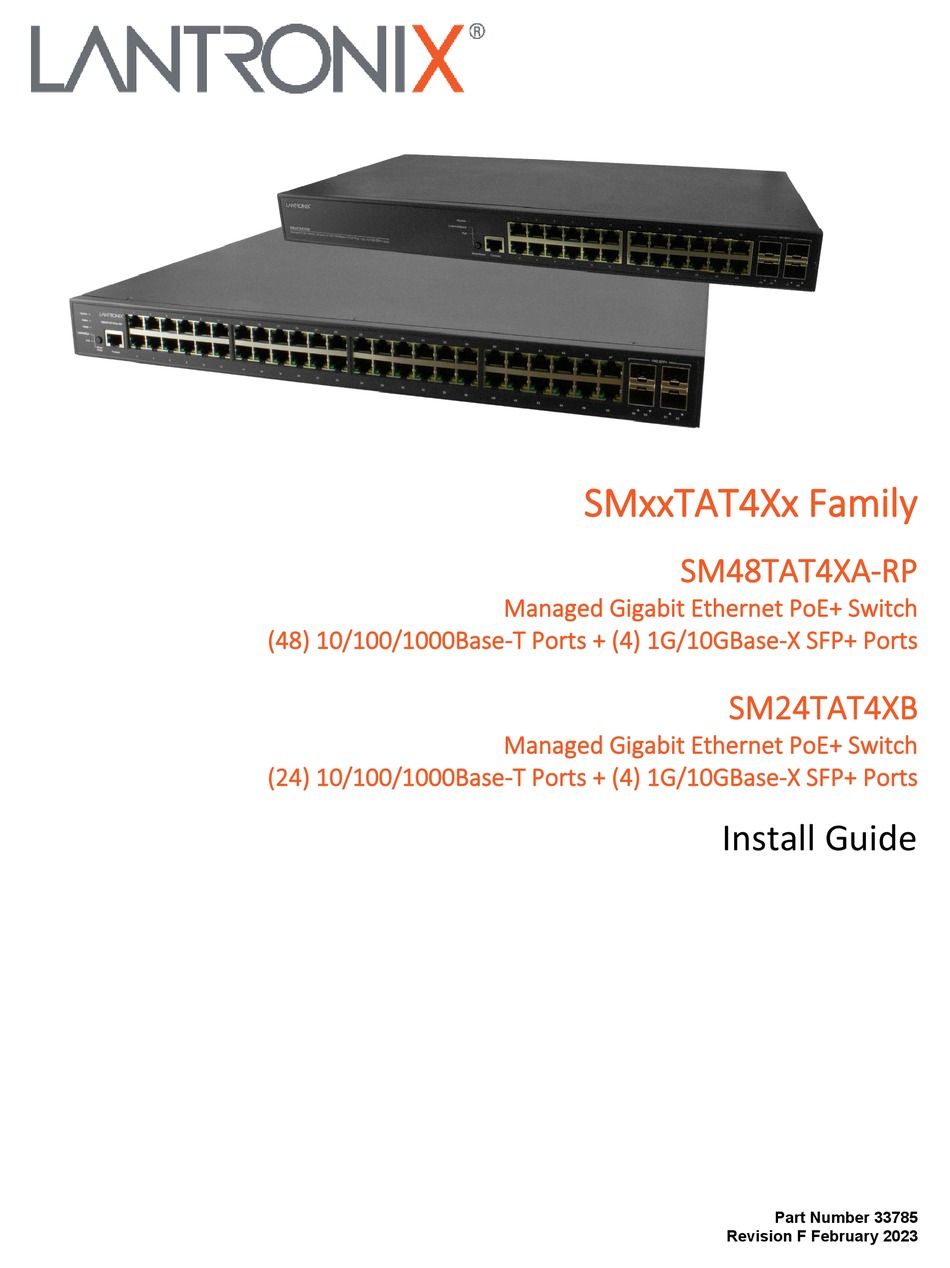 LANTRONIX SM TAT4X SERIES INSTALL MANUAL Pdf Download ManualsLib