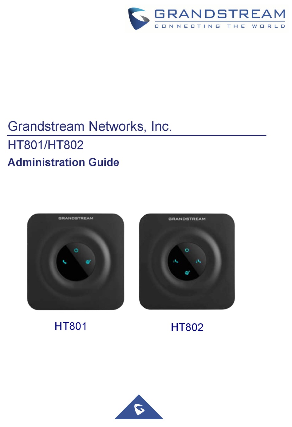 GRANDSTREAM NETWORKS HT801 ADMINISTRATION MANUAL Pdf Download ManualsLib