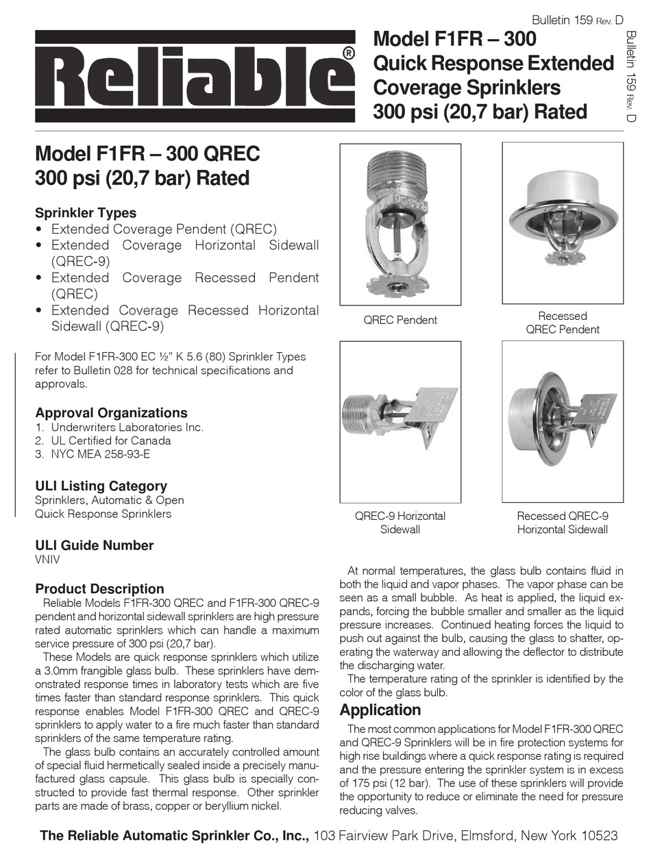 RELIABLE F1FR300 MANUAL Pdf Download ManualsLib
