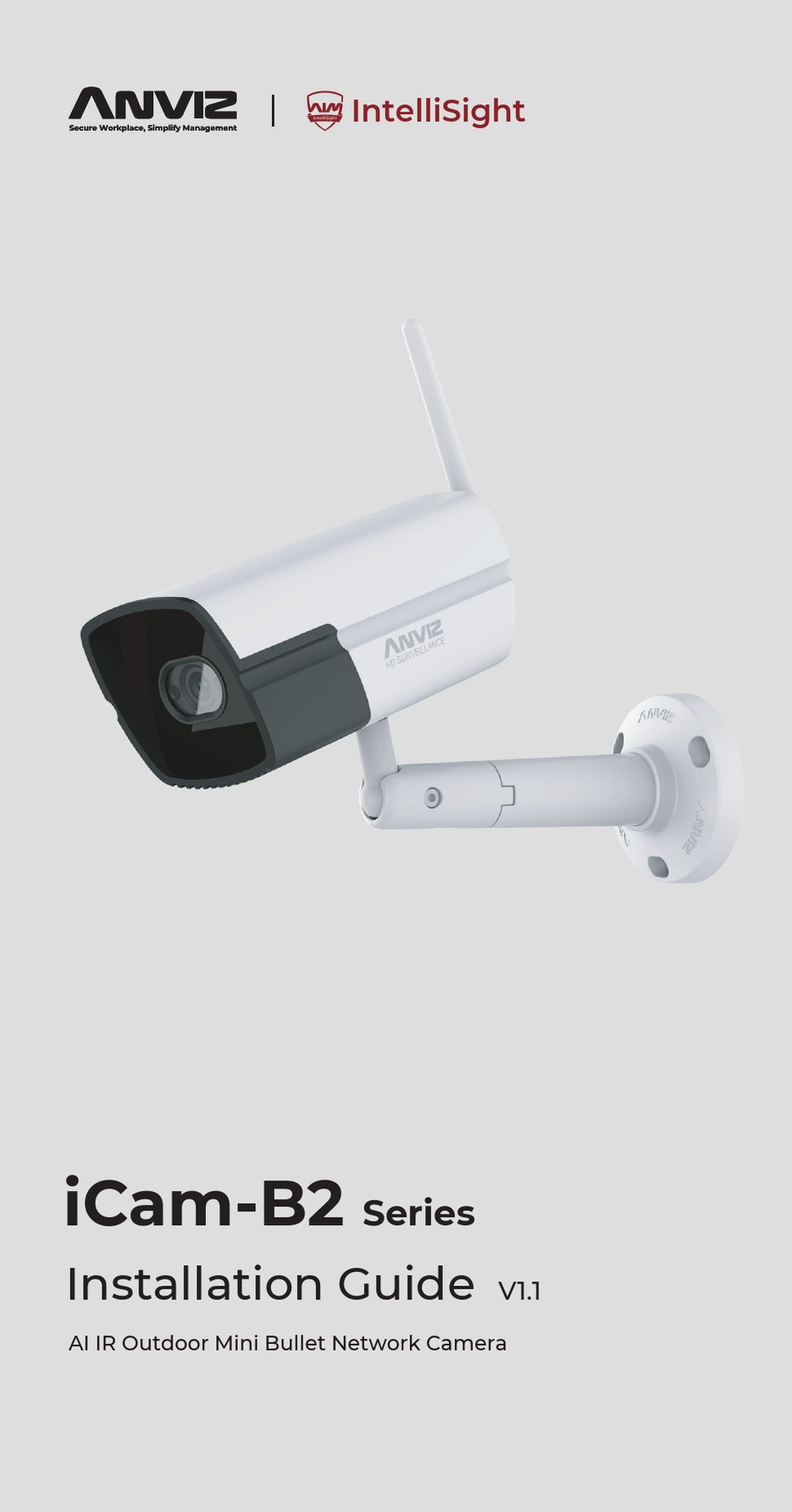 ANVIZ INTELLISIGHT ICAM-B2 SERIES INSTALLATION MANUAL Pdf Download | ManualsLib