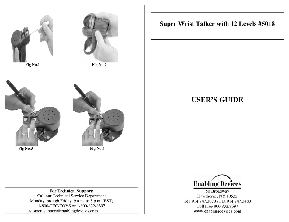 ENABLING DEVICES 5018 USER MANUAL Pdf Download | ManualsLib