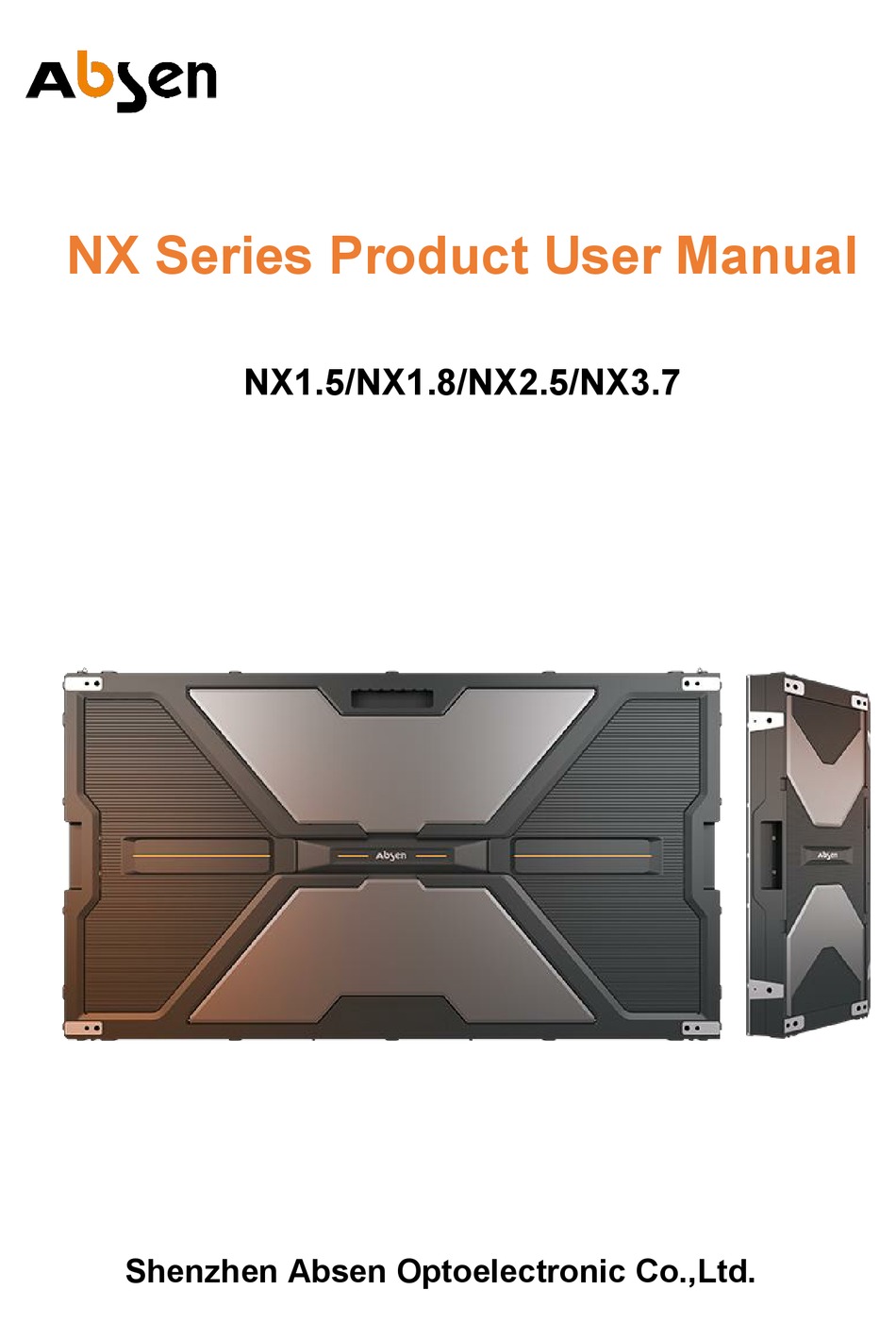 ABSEN NX SERIES USER MANUAL Pdf Download ManualsLib