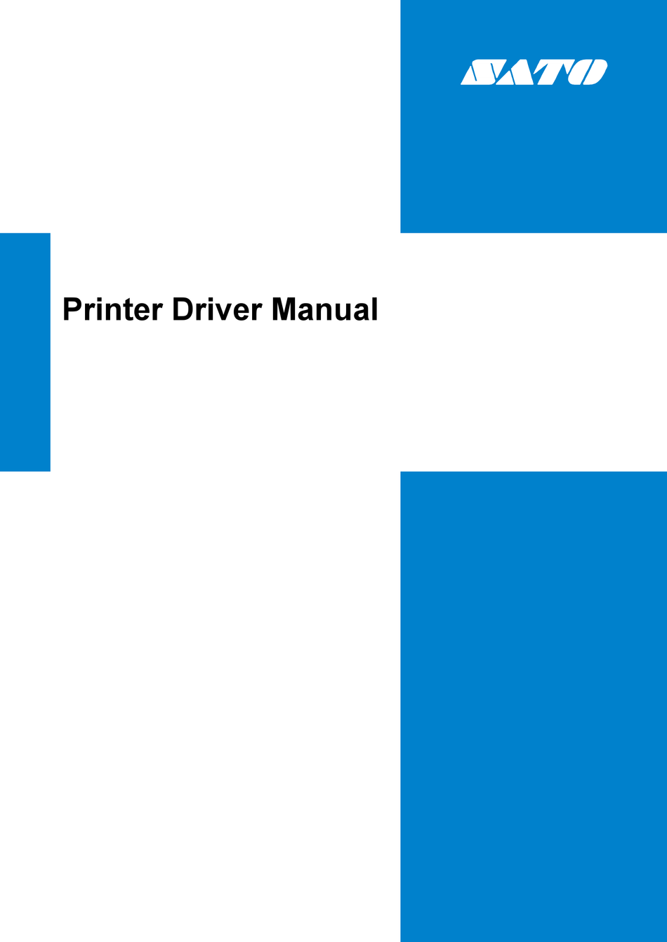 SATO CL4NX MANUAL Pdf Download ManualsLib