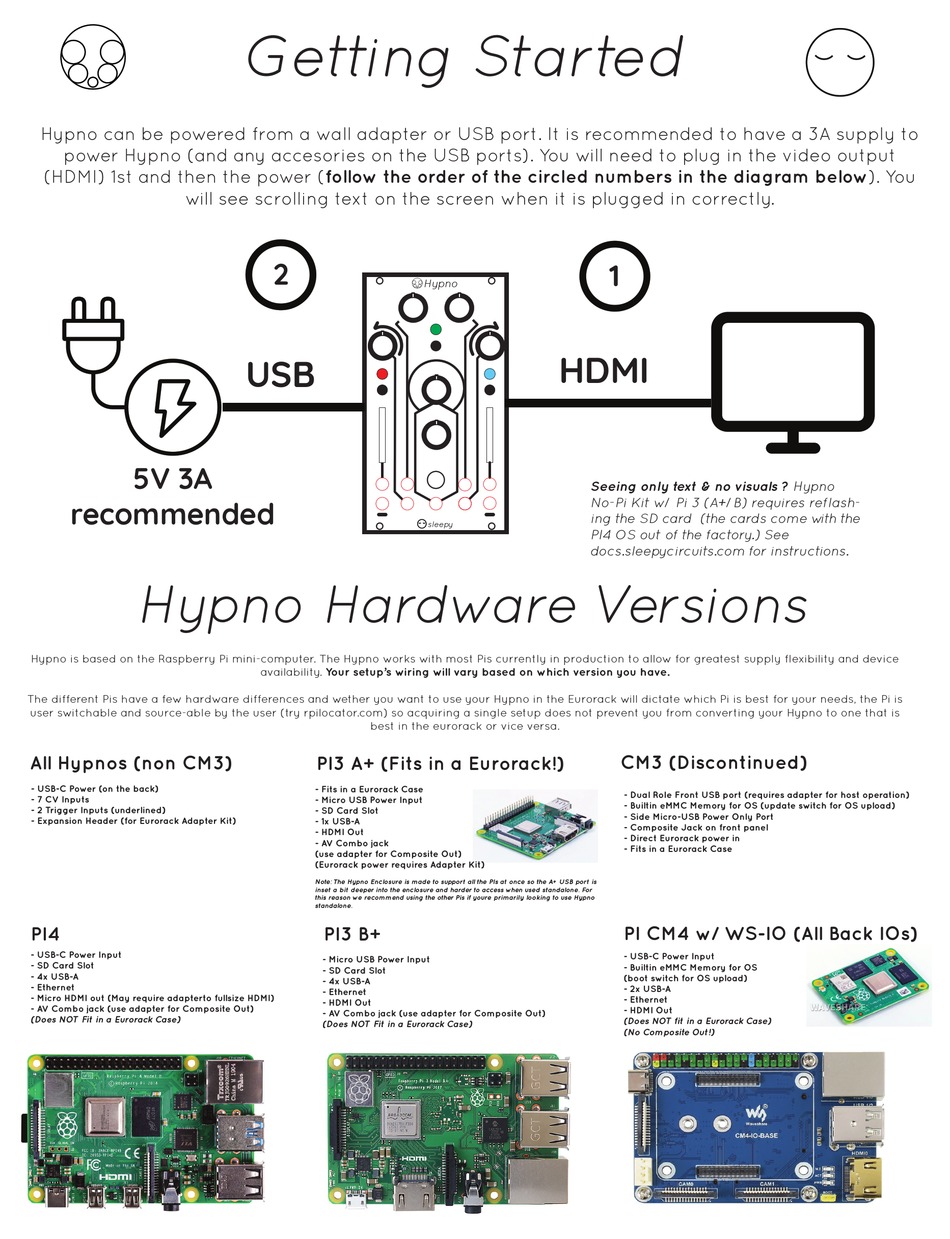 その他 Sleepy Circuits Hypno (pi4) Sleepy Circuits Hypno (pi4)