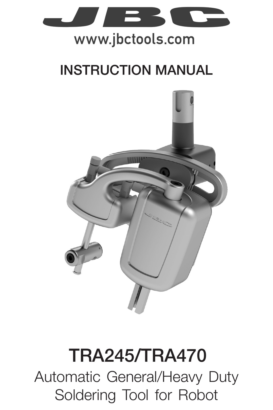 JBC TRA245 INSTRUCTION MANUAL Pdf Download ManualsLib