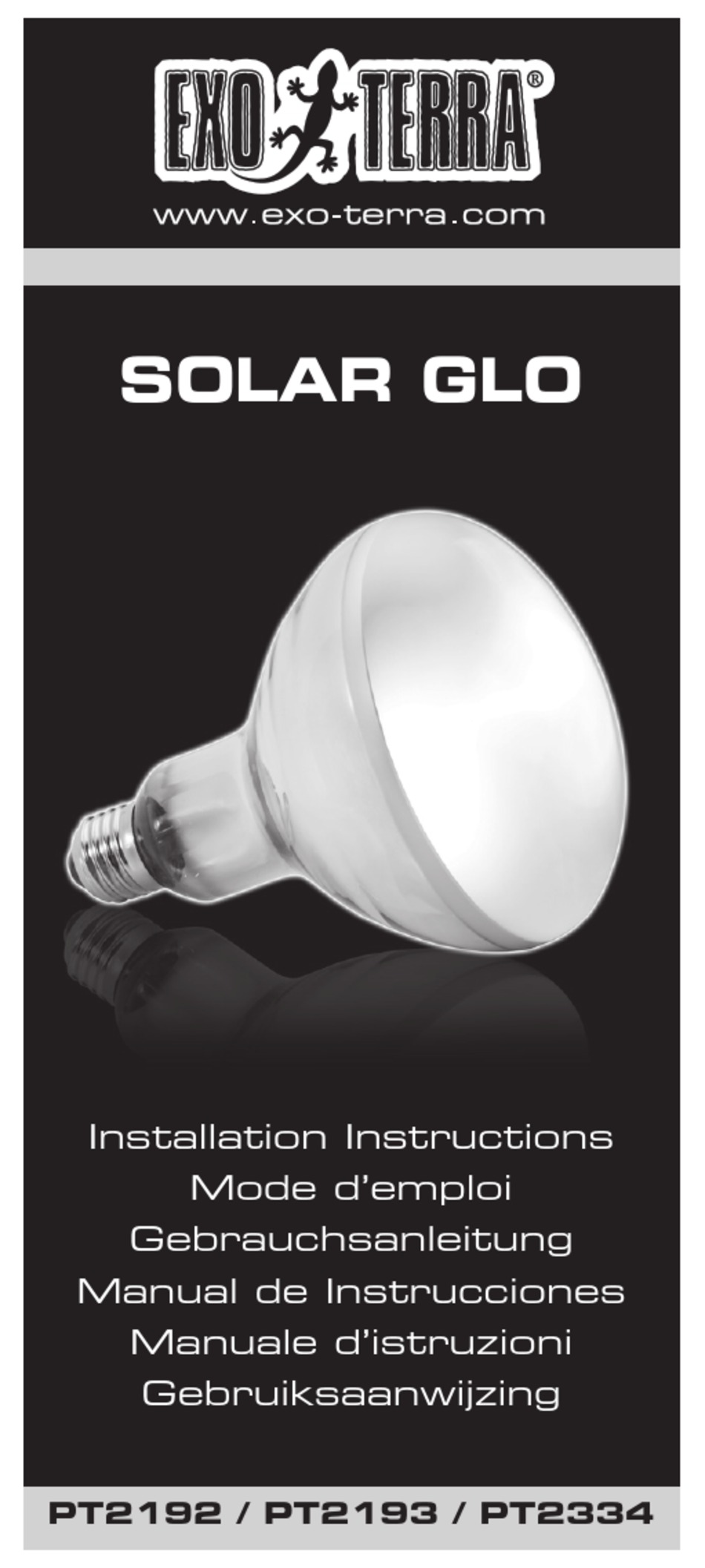 EXO TERRA SOLAR GLO INSTALLATION INSTRUCTIONS MANUAL Pdf Download