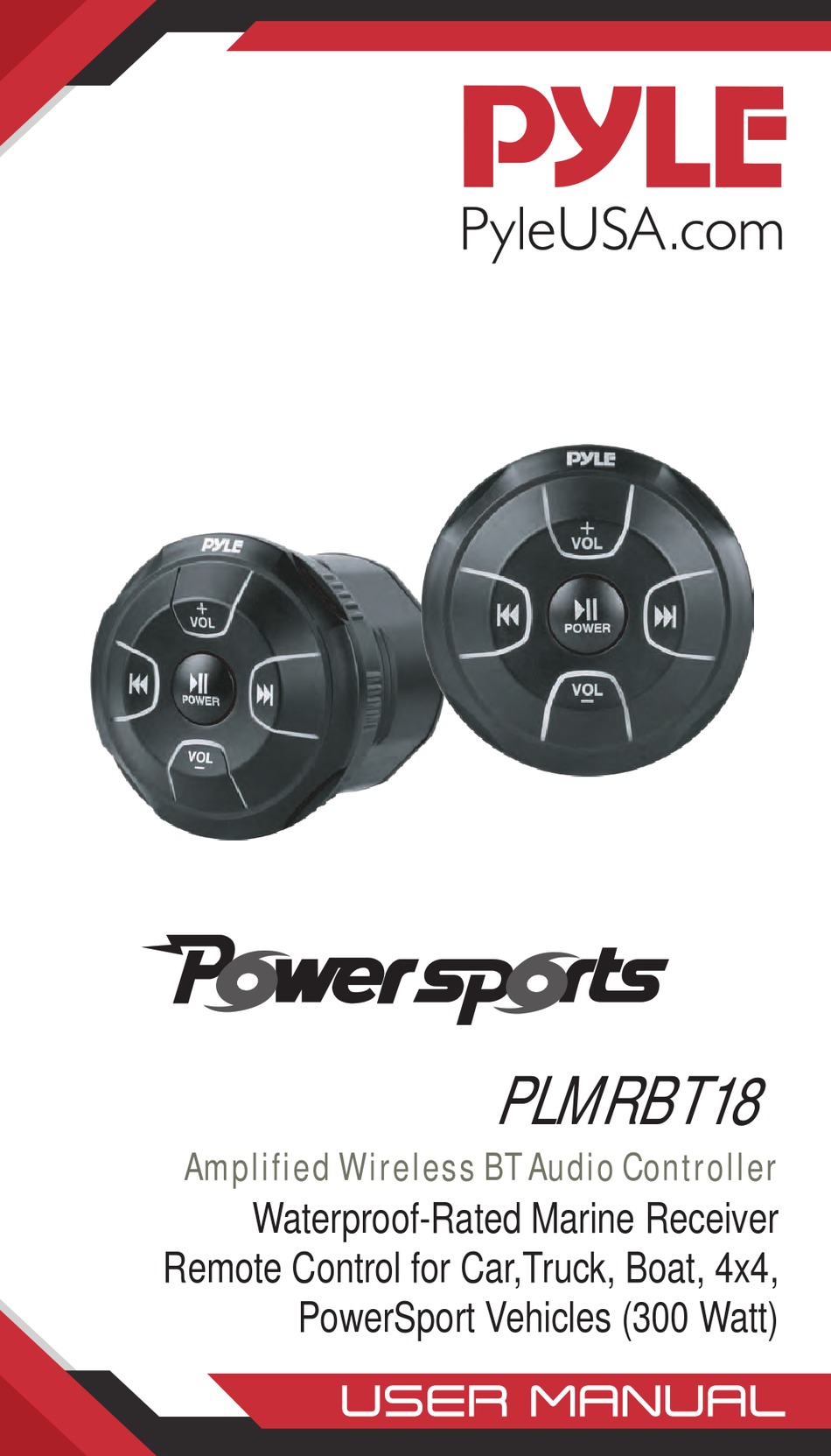 PYLE POWER SPORTS PLMRBT18 USER MANUAL Pdf Download | ManualsLib