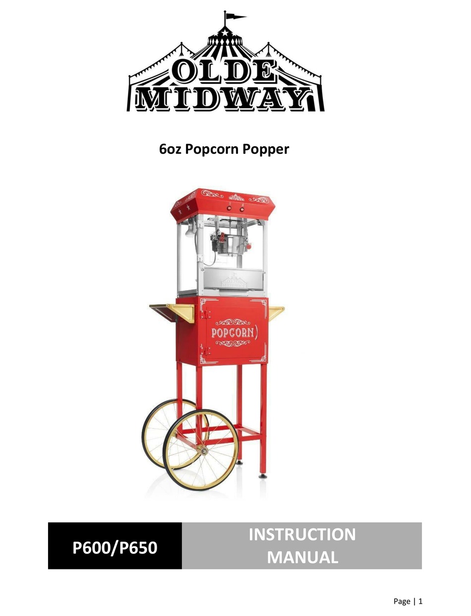 OLDE MIDWAY P600 INSTRUCTION MANUAL Pdf Download ManualsLib