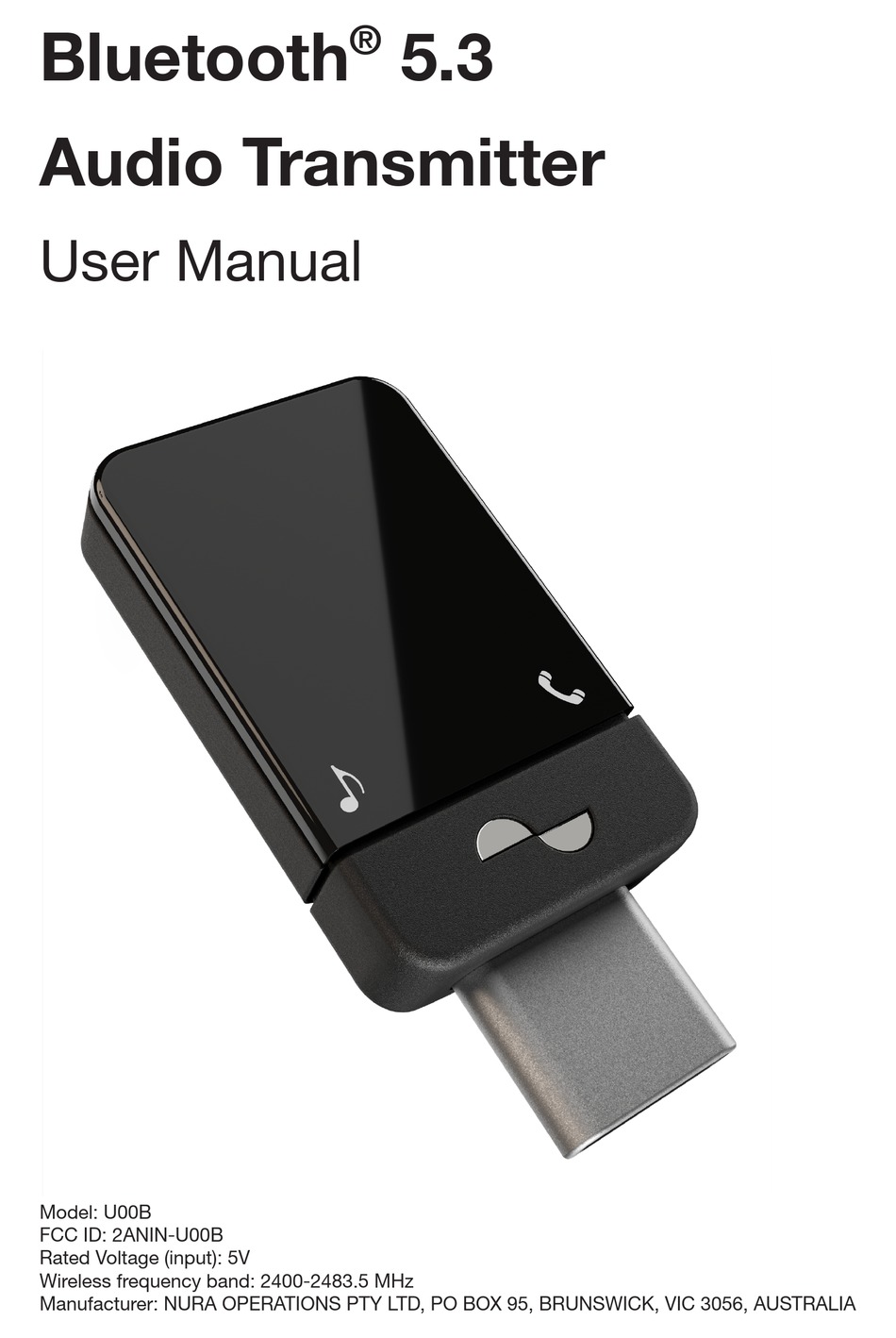 NURA U00B USER MANUAL Pdf Download ManualsLib