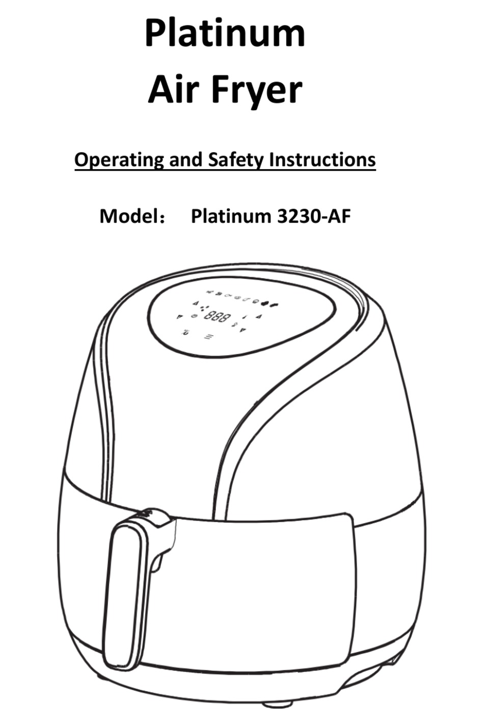 PLATINUM 3230-AF OPERATING AND SAFETY INSTRUCTIONS MANUAL Pdf Download ...