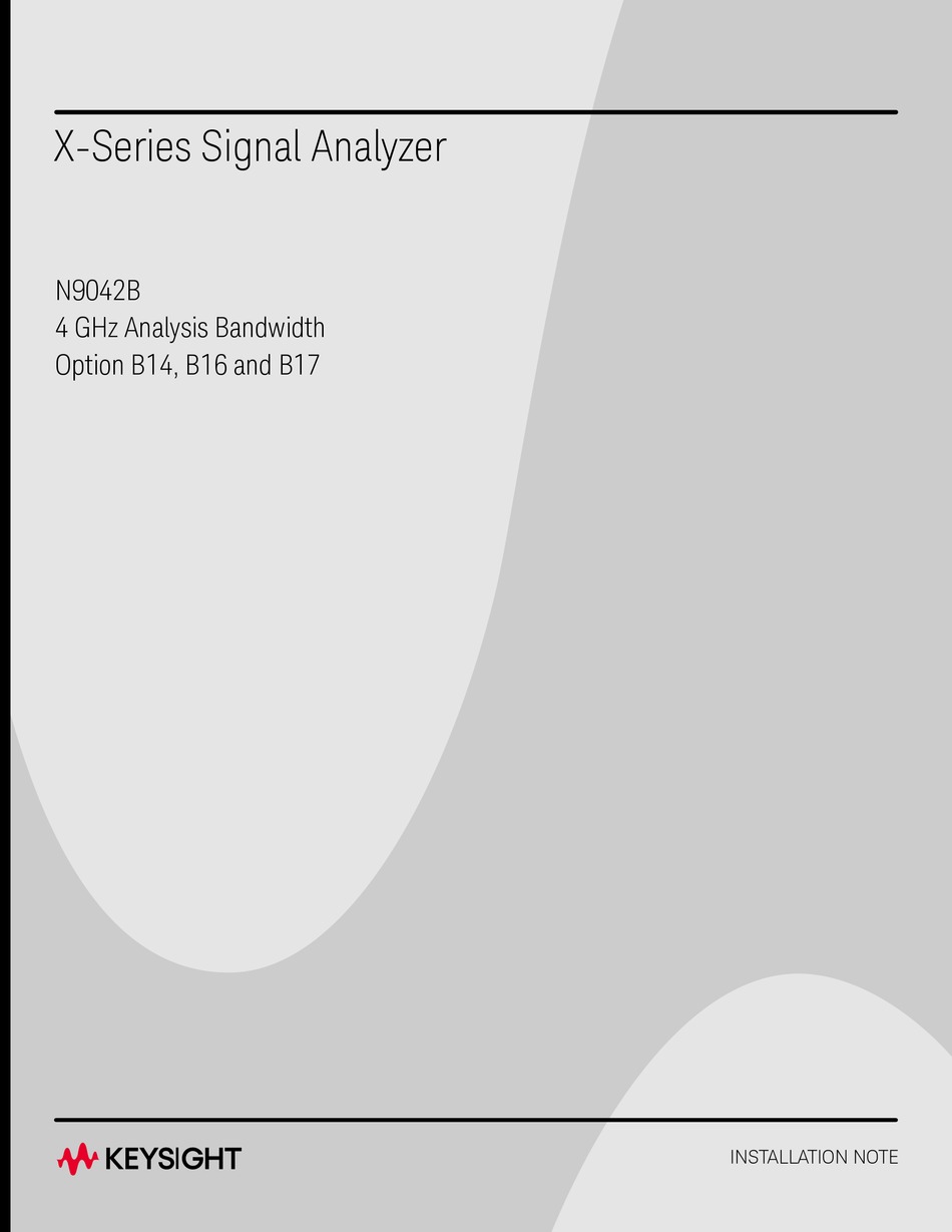 KEYSIGHT X SERIES MANUAL Pdf Download ManualsLib
