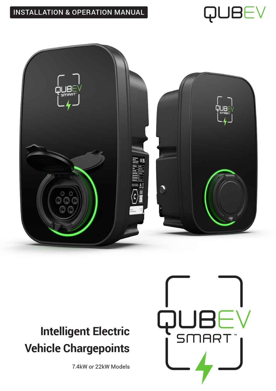 QUBEV SMART EVON0090 INSTALLATION & OPERATION MANUAL Pdf Download