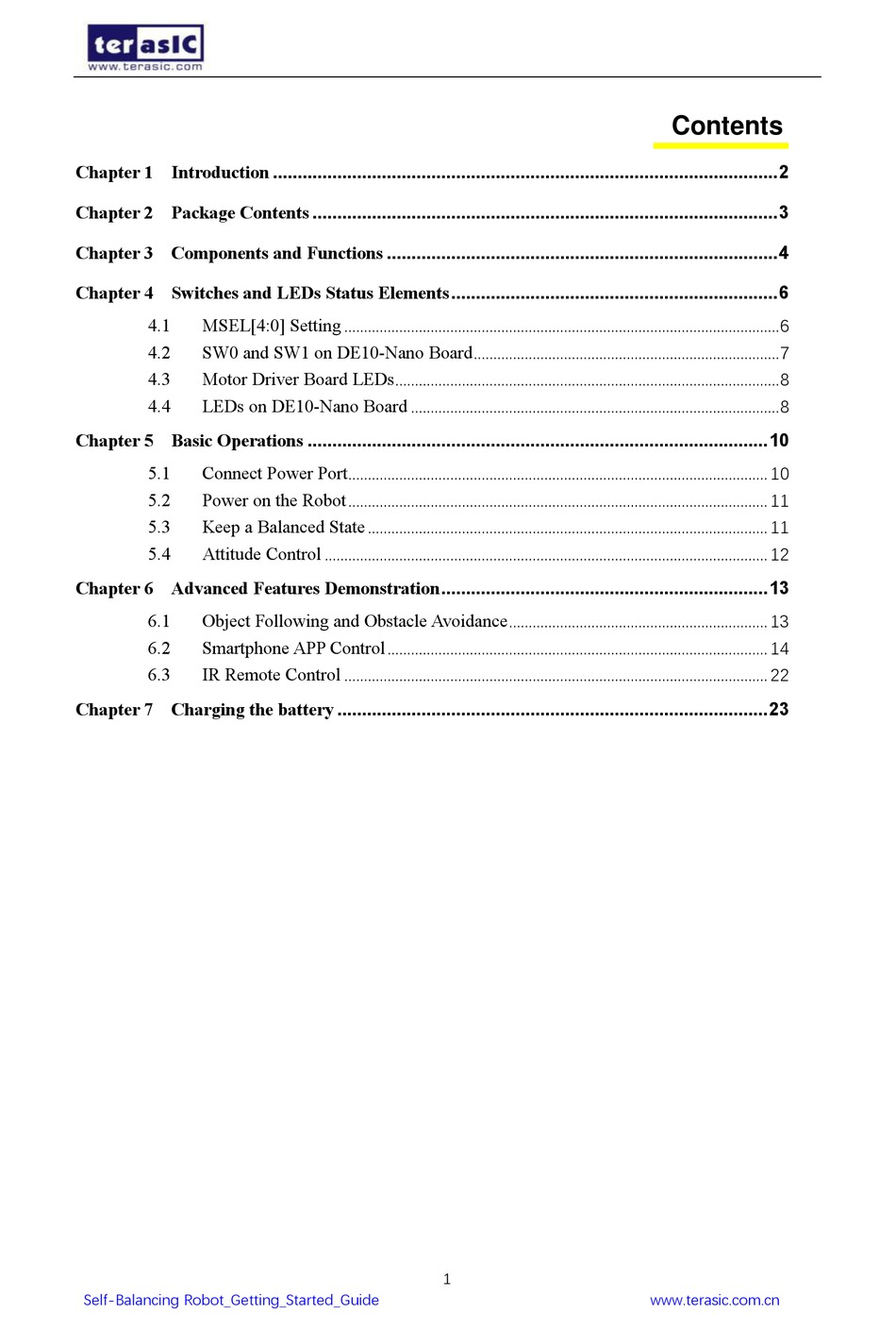 TERASIC DE10-NANO GETTING STARTED MANUAL Pdf Download | ManualsLib