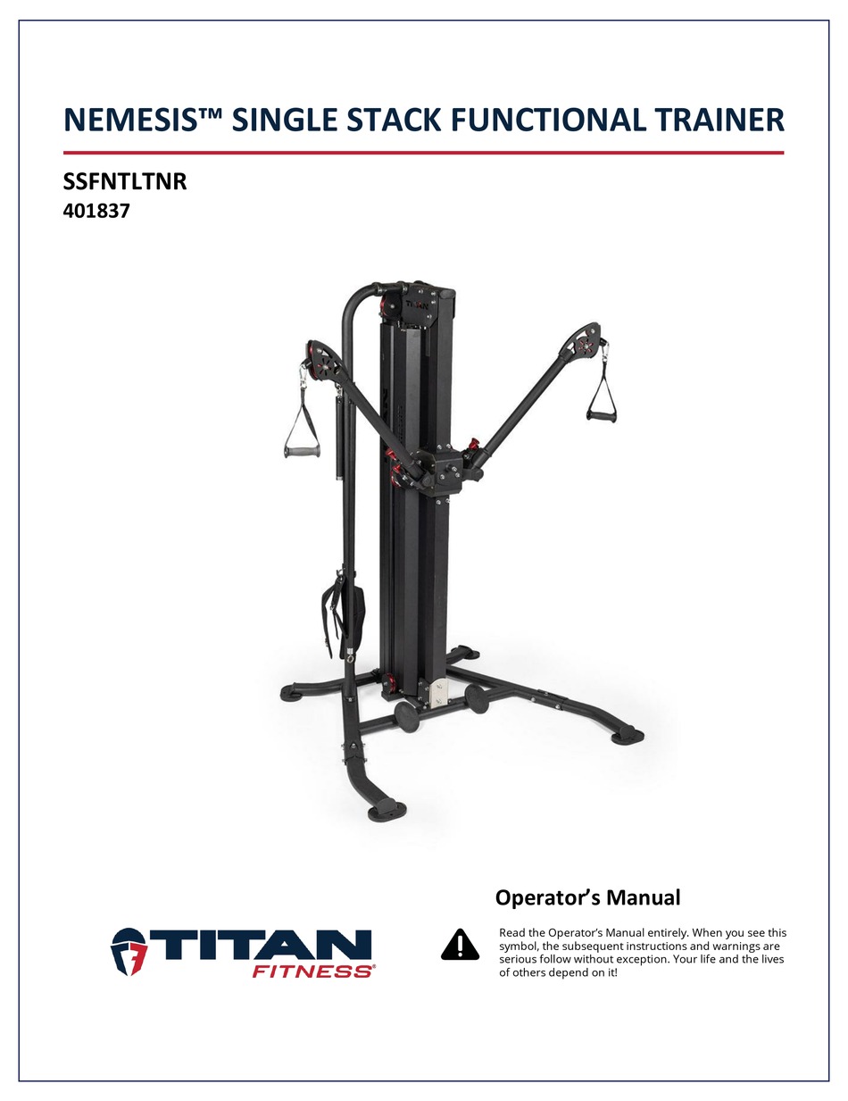 TITAN FITNESS NEMESIS OPERATOR