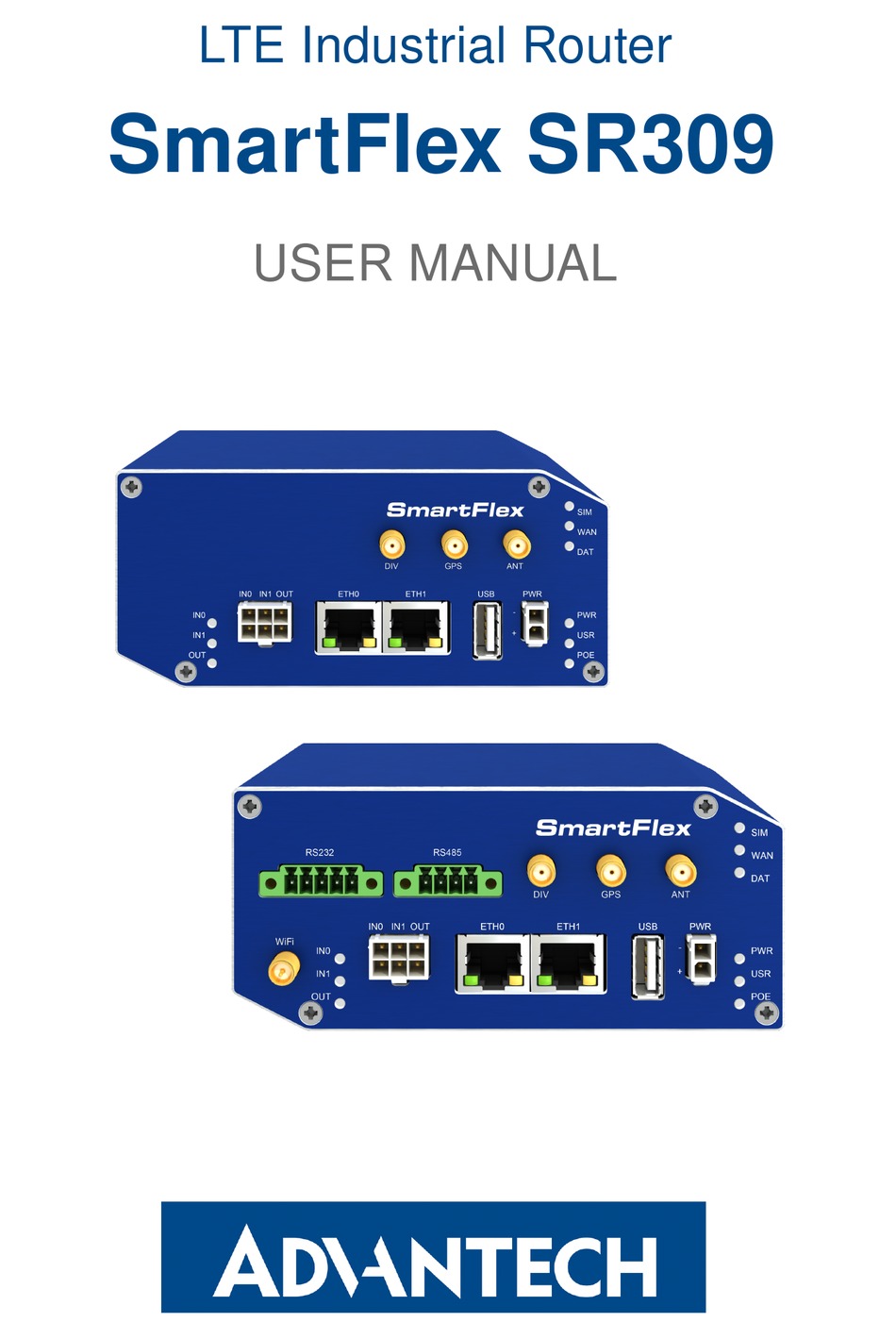 ADVANTECH SMARTFLEX SR309 USER MANUAL Pdf Download | ManualsLib