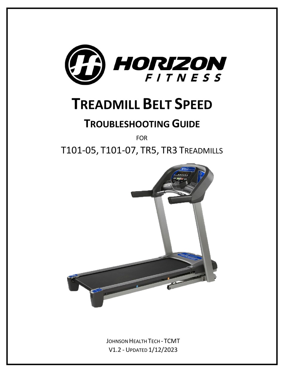 HORIZON FITNESS T10105 TROUBLESHOOTING MANUAL Pdf Download ManualsLib