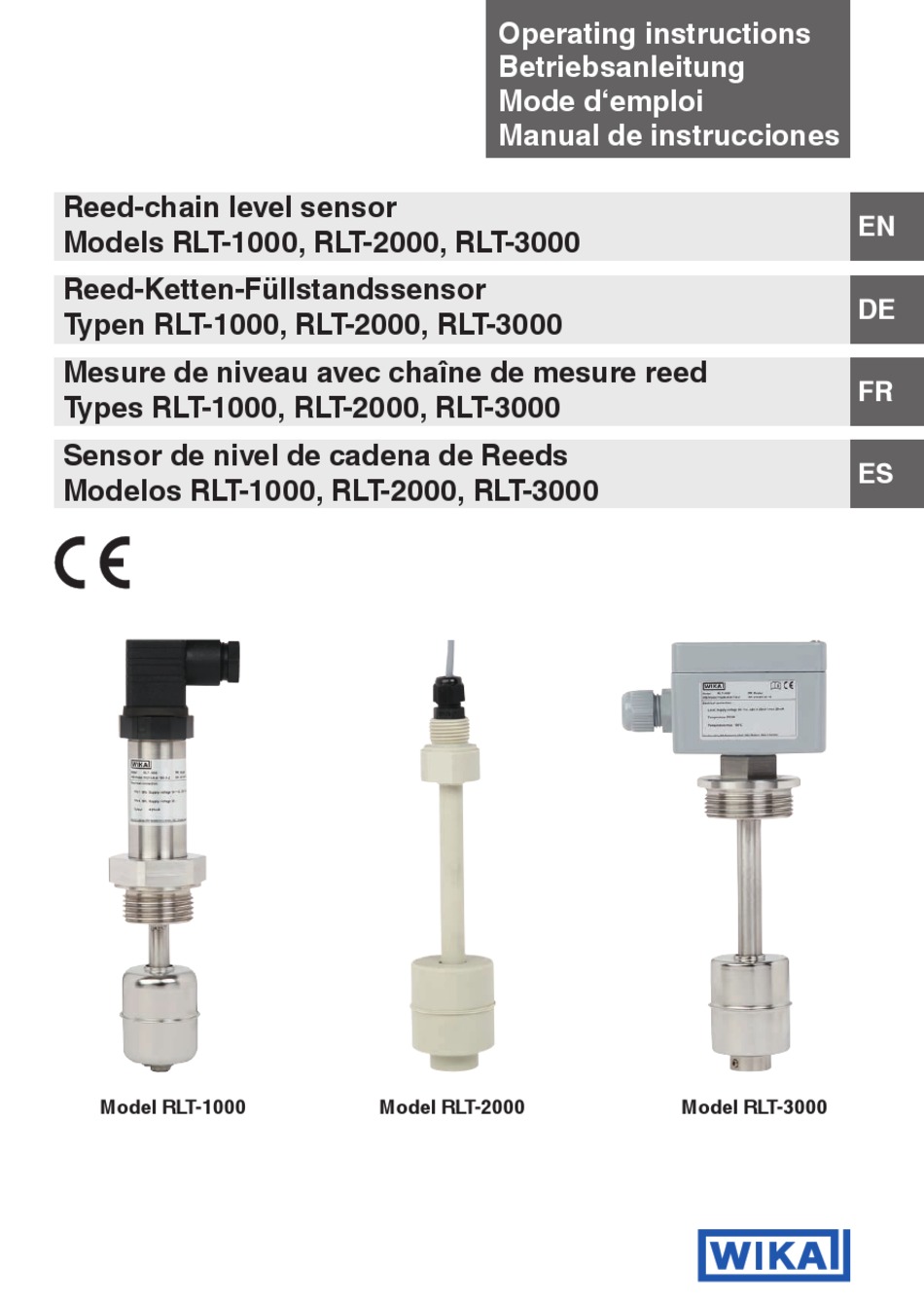 Wika Rlt 1000 Operating Instructions Manual Pdf Download Manualslib 6029