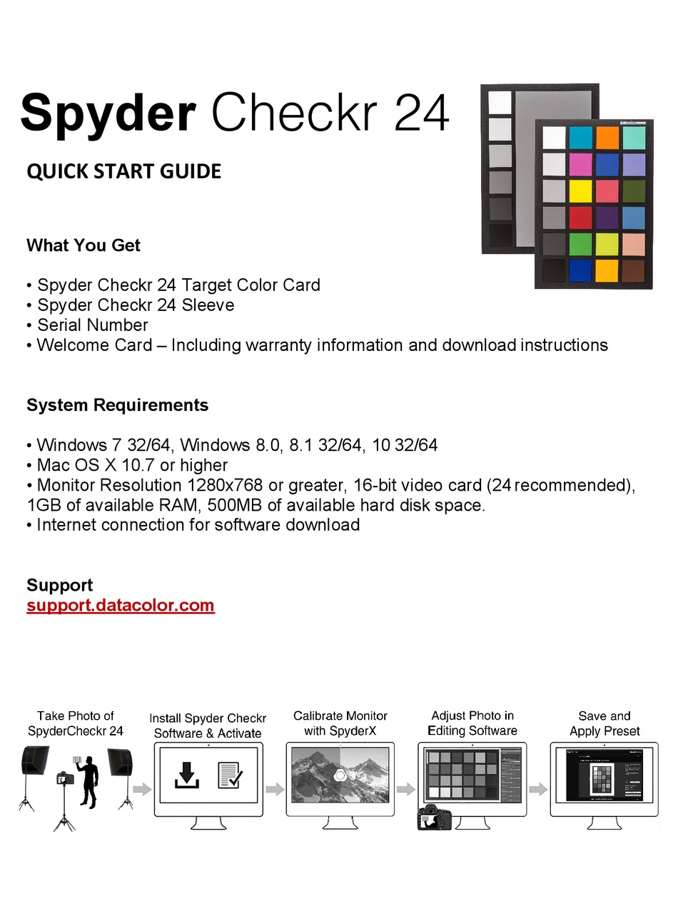 SPYDER CHECKR 24 QUICK START MANUAL Pdf Download ManualsLib