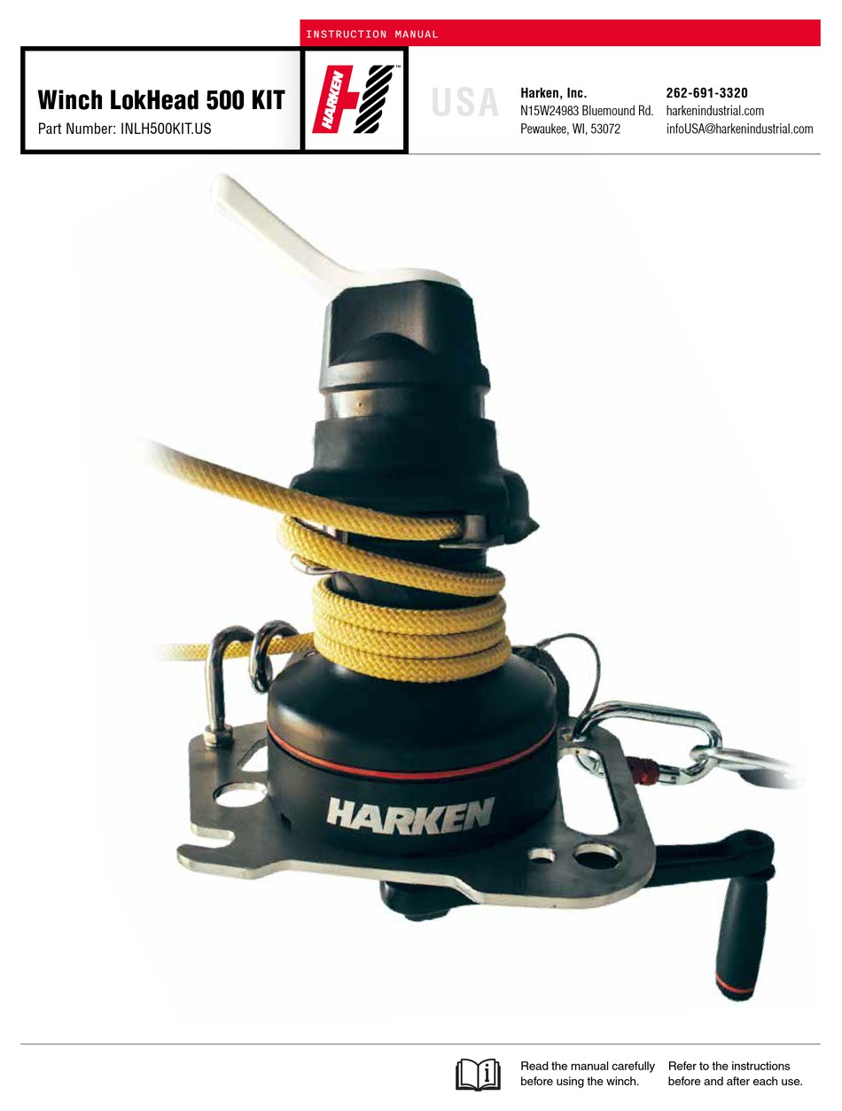 HARKEN INLH500KIT.US MANUAL Pdf Download ManualsLib