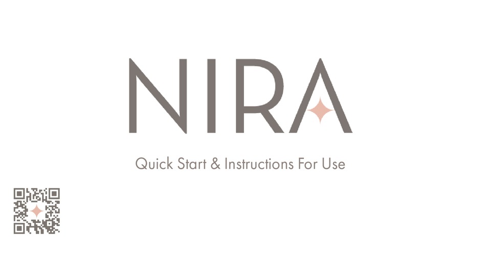NIRA PRO QUICK START & INSTRUCTIONS FOR USE Pdf Download
