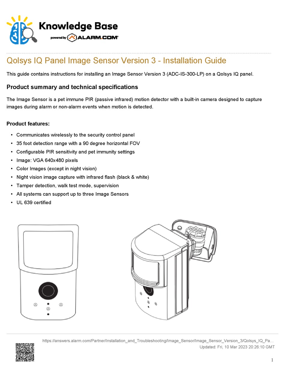 KNOWLEDGE BASE ADCIS300LP INSTALLATION MANUAL Pdf Download