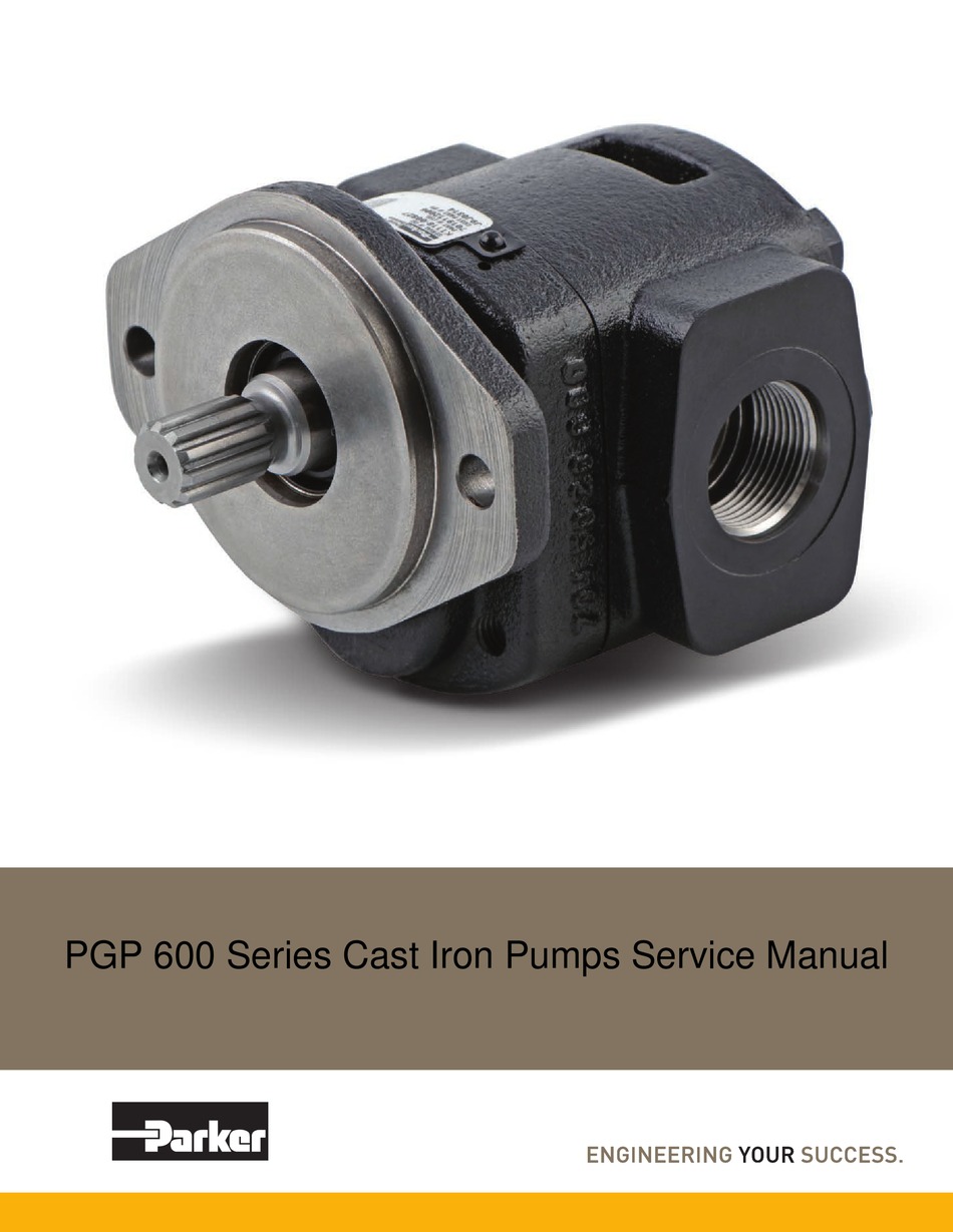 PARKER PGP 600 SERIES SERVICE MANUAL Pdf Download ManualsLib