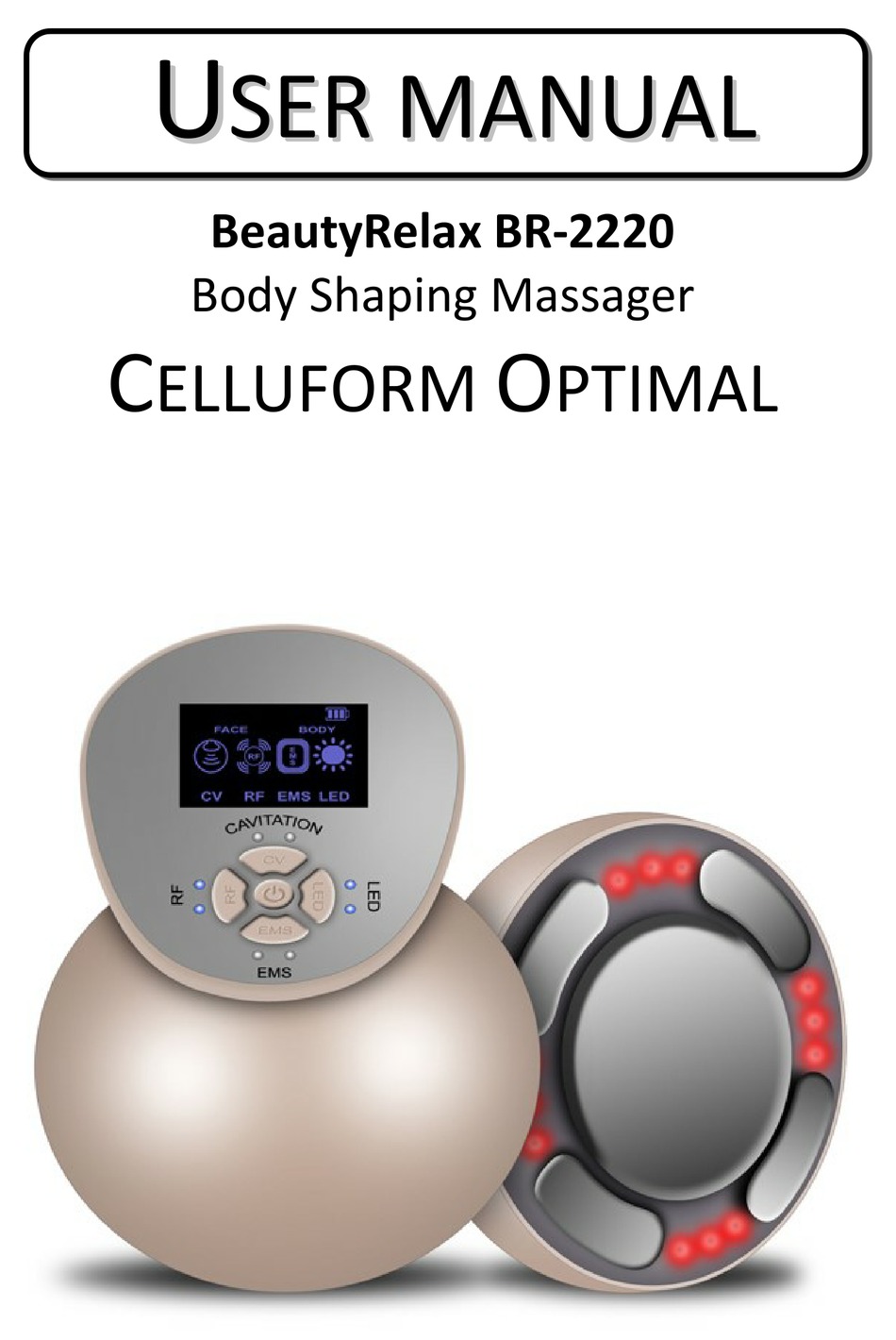 BeautyRelax Shape&Relax EMS body massager