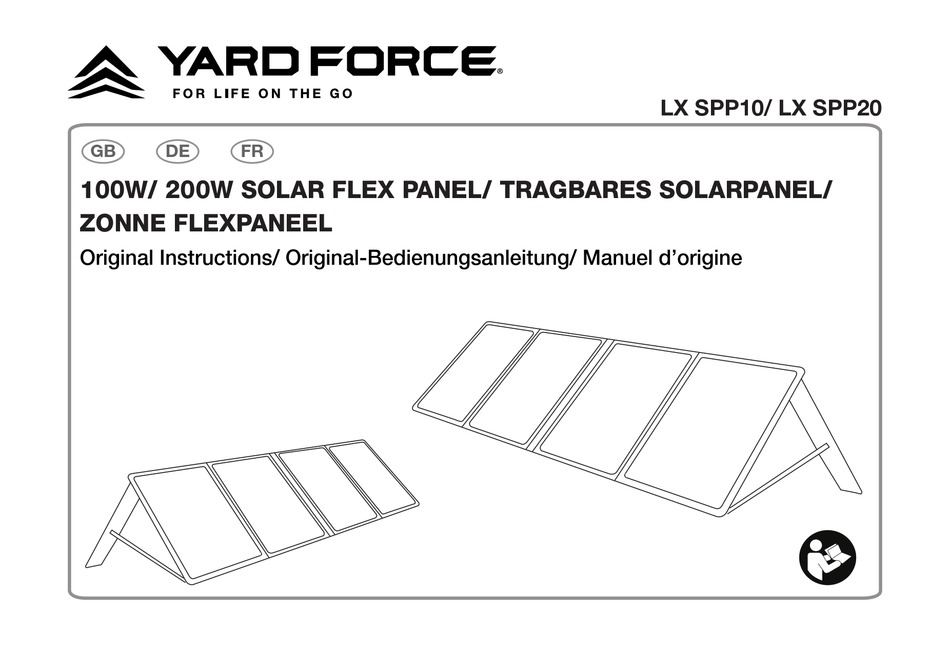 YARD FORCE LX SPP10 ORIGINAL INSTRUCTIONS MANUAL Pdf Download ManualsLib