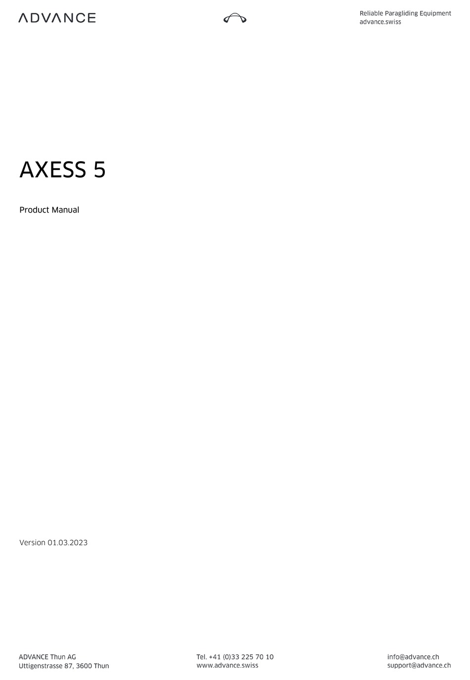 ADVANCE ACOUSTIC AXESS 5 PRODUCT MANUAL Pdf Download ManualsLib