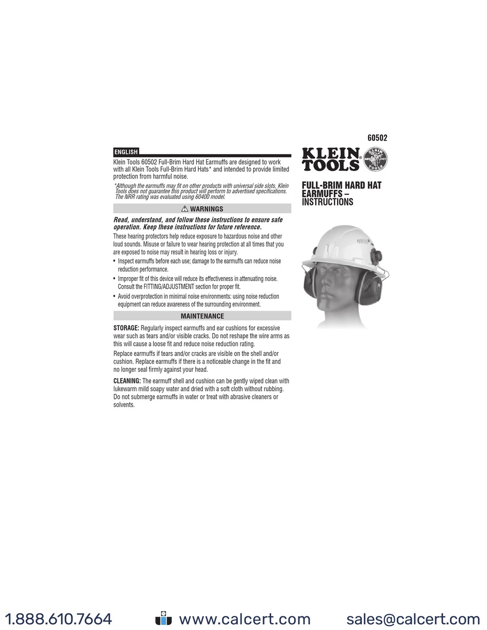 KLEIN TOOLS 60502 INSTRUCTIONS Pdf Download ManualsLib