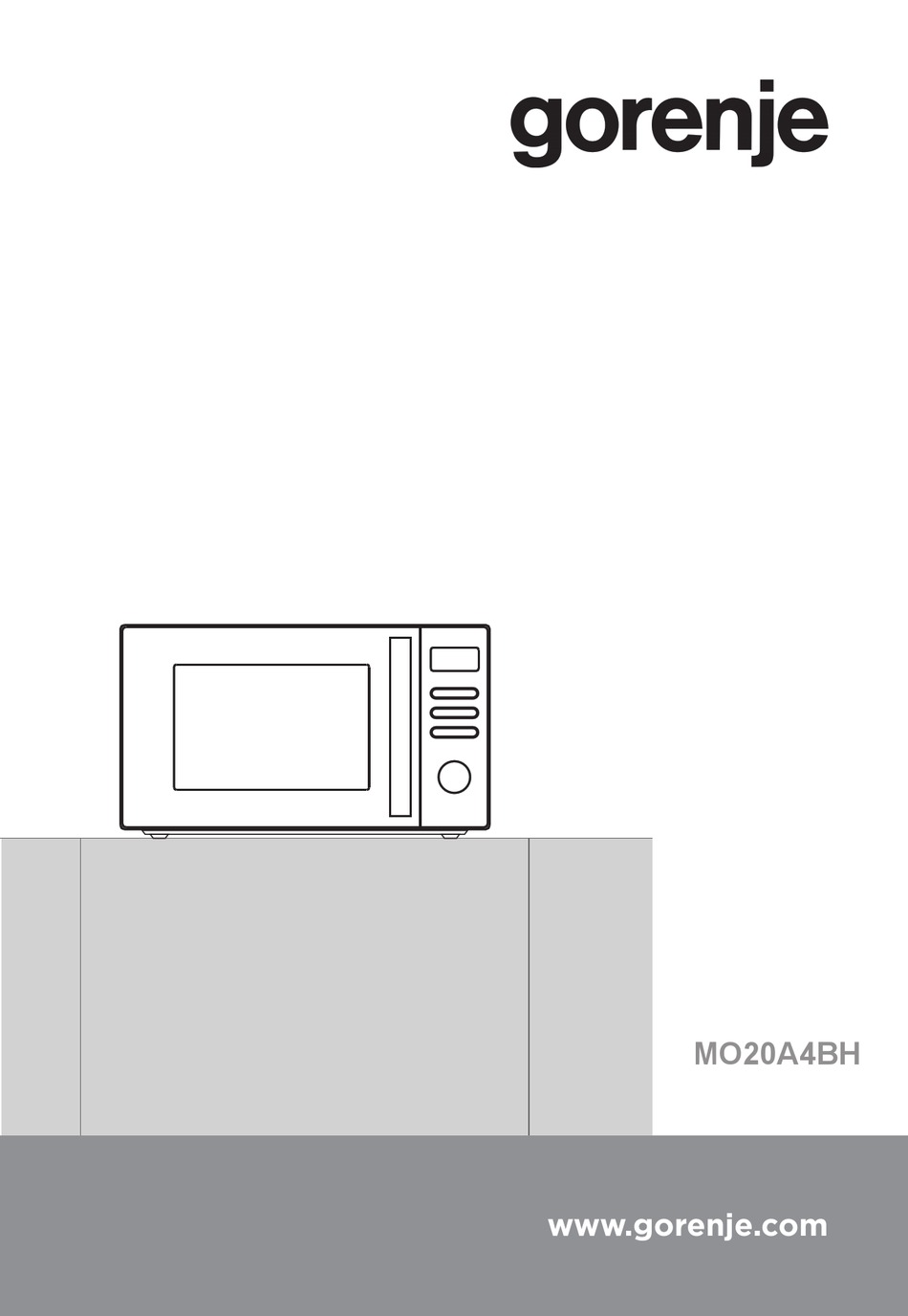 GORENJE MO20A4BH INSTRUCTION MANUAL Pdf Download ManualsLib