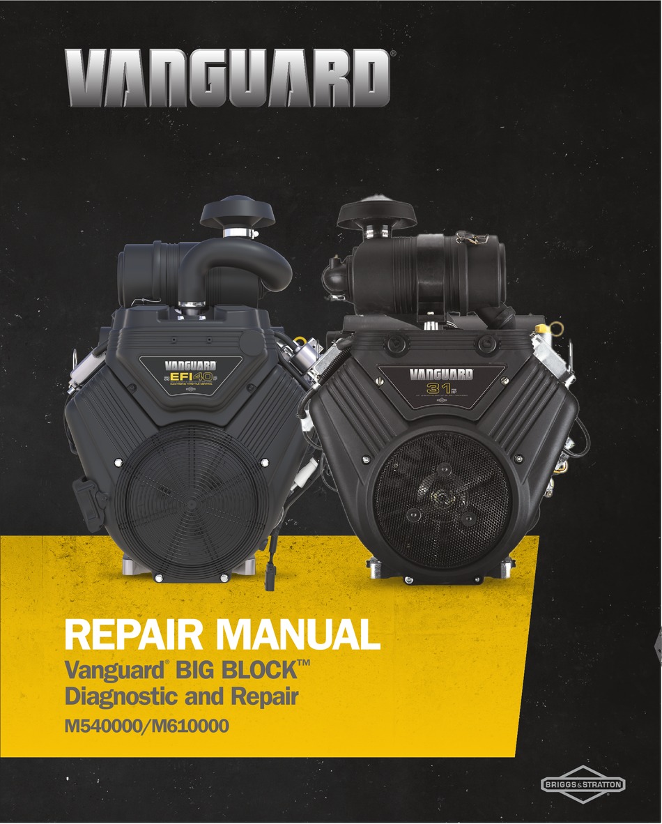 VANGUARD BIG BLOCK M540000 REPAIR MANUAL Pdf Download ManualsLib