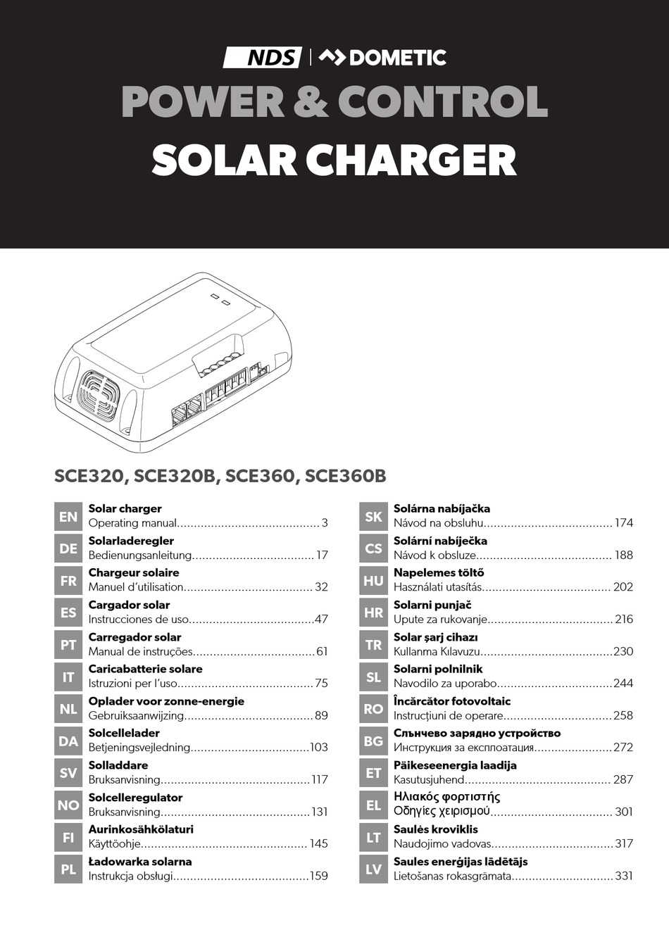 NDS DOMETIC SCE320 OPERATING MANUAL Pdf Download | ManualsLib