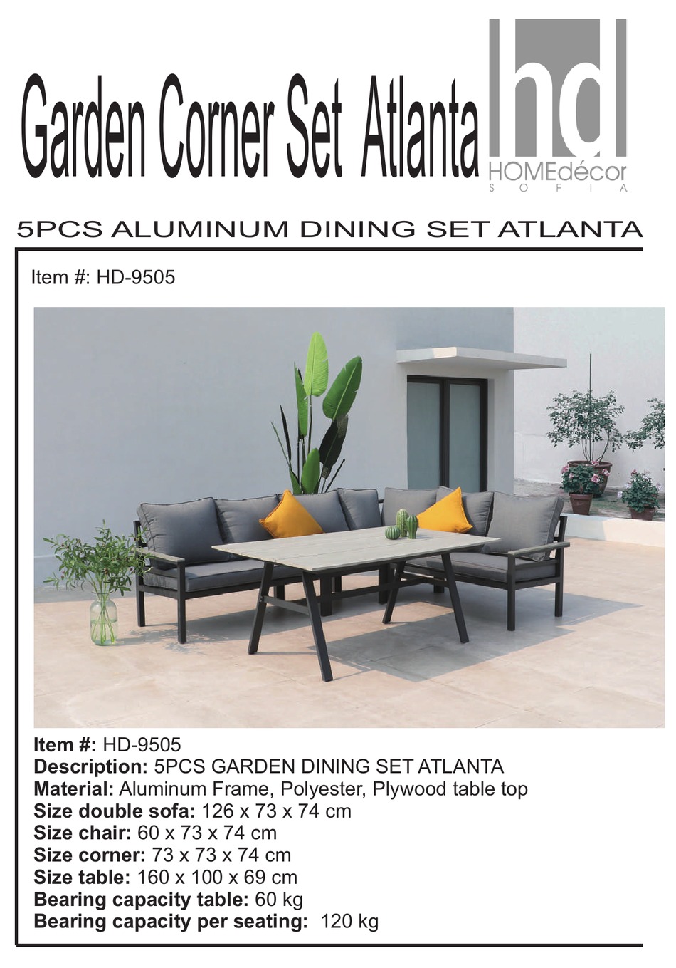 HOME DECOR ATLANTA HD9505 MANUAL Pdf Download ManualsLib