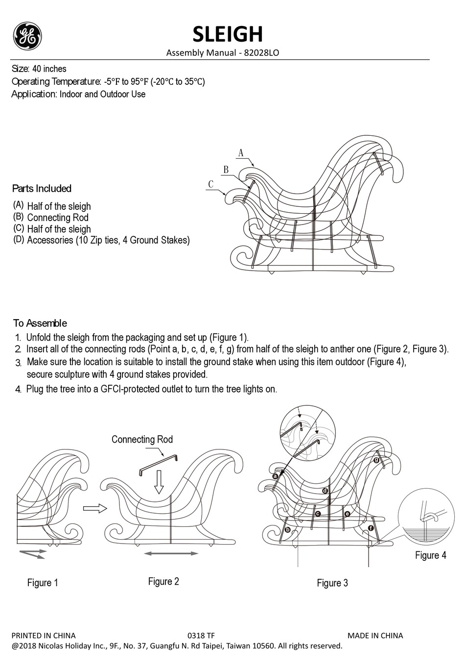 Ge 82028 Assembly Manual Pdf Download Manualslib