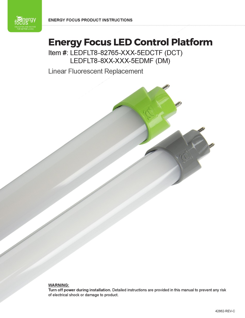 ENERGY FOCUS LEDFLT882765 5EDCTF SERIES PRODUCT INSTRUCTIONS Pdf Download ManualsLib