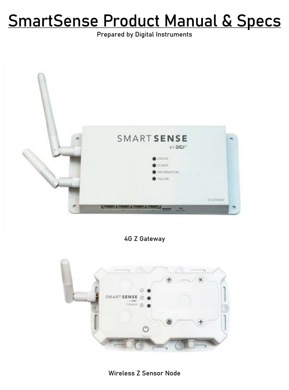 DIGI SMARTSENSE Z PRODUCT MANUAL Pdf Download ManualsLib