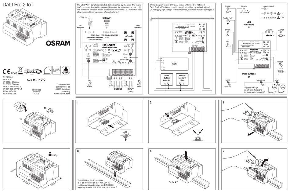 OSRAM DALI PRO 2 IOT MANUAL Pdf Download | ManualsLib