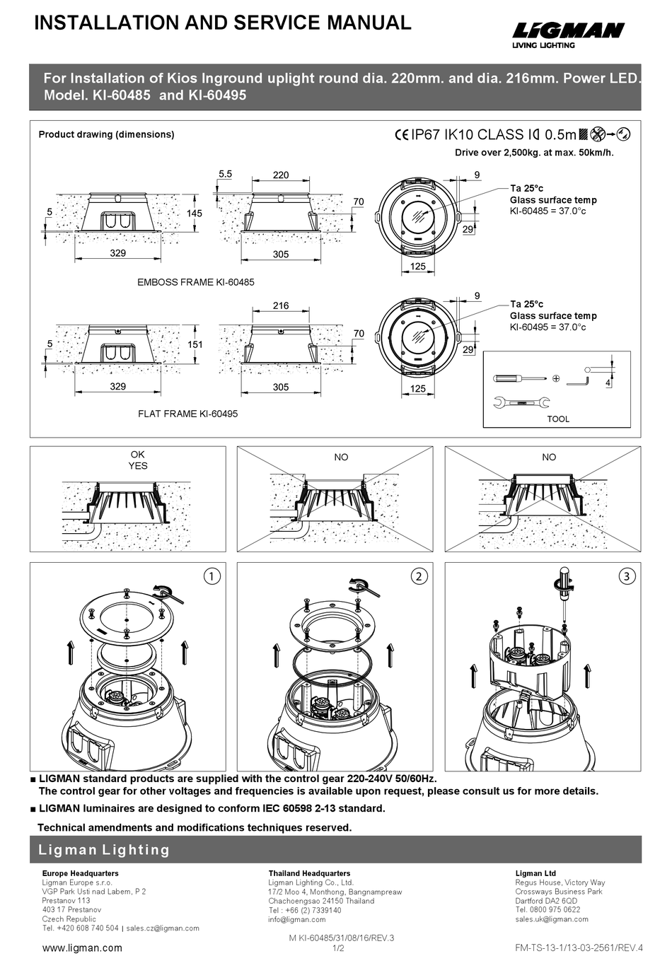LIGMAN KI60485 INSTALLATION AND SERVICE MANUAL Pdf Download ManualsLib