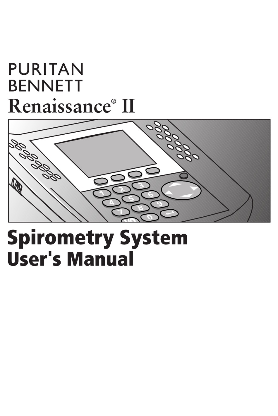 PURITAN RENAISSANCE II USER MANUAL Pdf Download ManualsLib