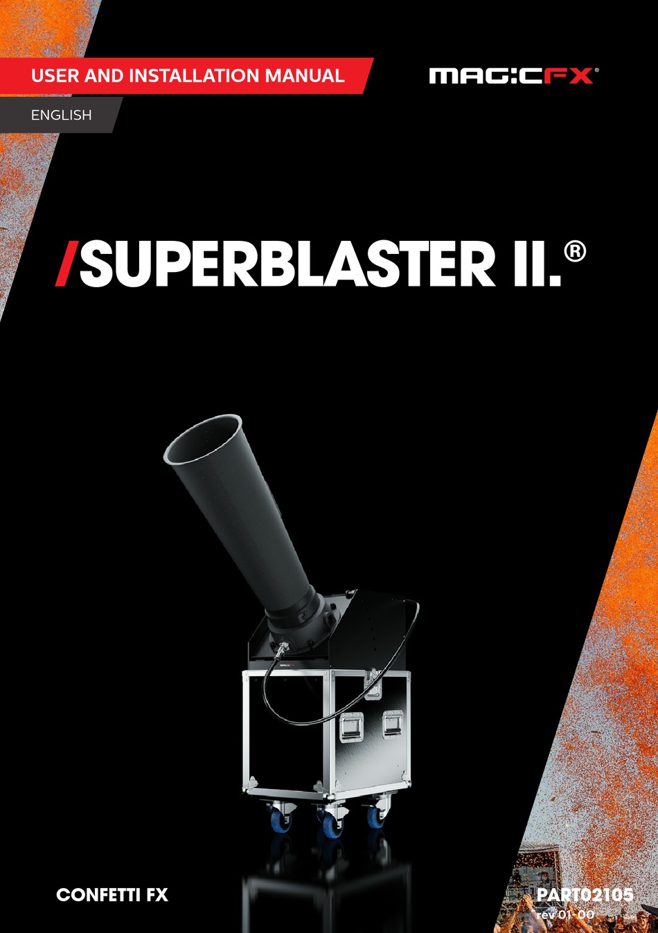 MAGICFX CONFETTI FX SUPERBLASTER II USER AND INSTALLATION MANUAL Pdf