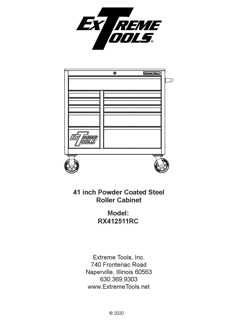 EXTREME TOOLS RX412511RC MANUAL Pdf Download ManualsLib